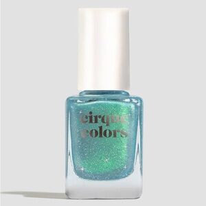 Cirque Colors Wish Come True - Turquoise Shimmer Reflective Glitter Nail Polish